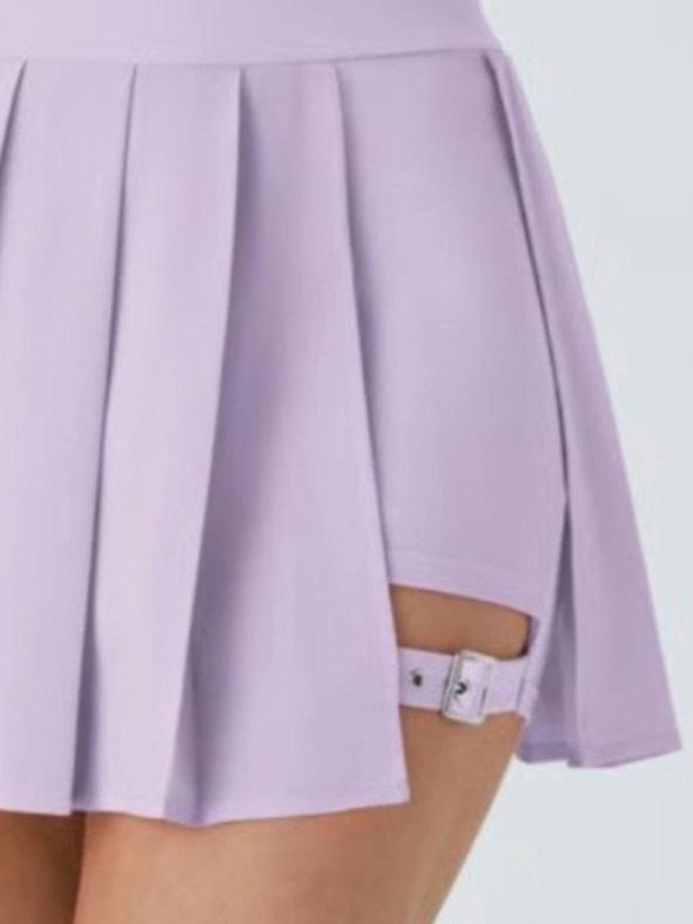 Breezeful™ High Waisted Pleated 2-in-1 Pocket Adjustable Buckle XS - Picture 5 of 5